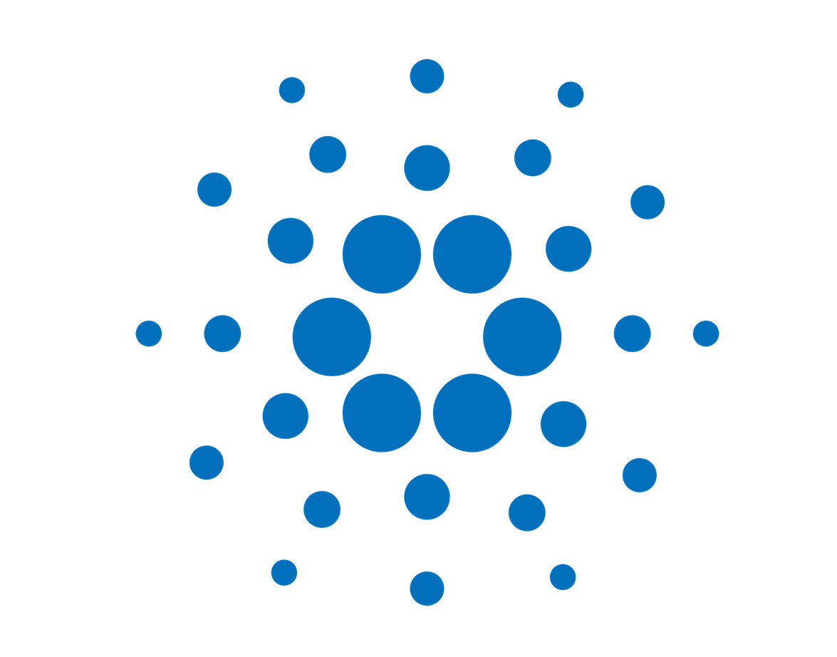 Cardano logo depicting a stylized geometric representation.