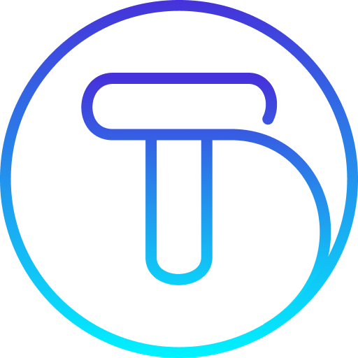 The Techwink site icon featuring a minimalist and modern design with a stylized 'T' in the center, set against a vibrant background.