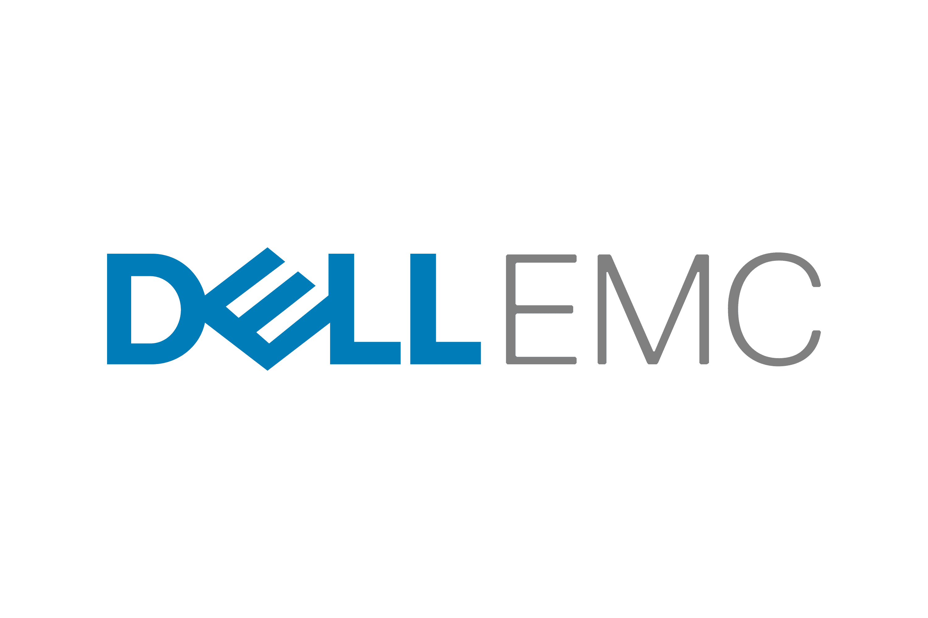 Dell-EMC logo, symbolizing Techwink's collaboration with the renowned technology company.