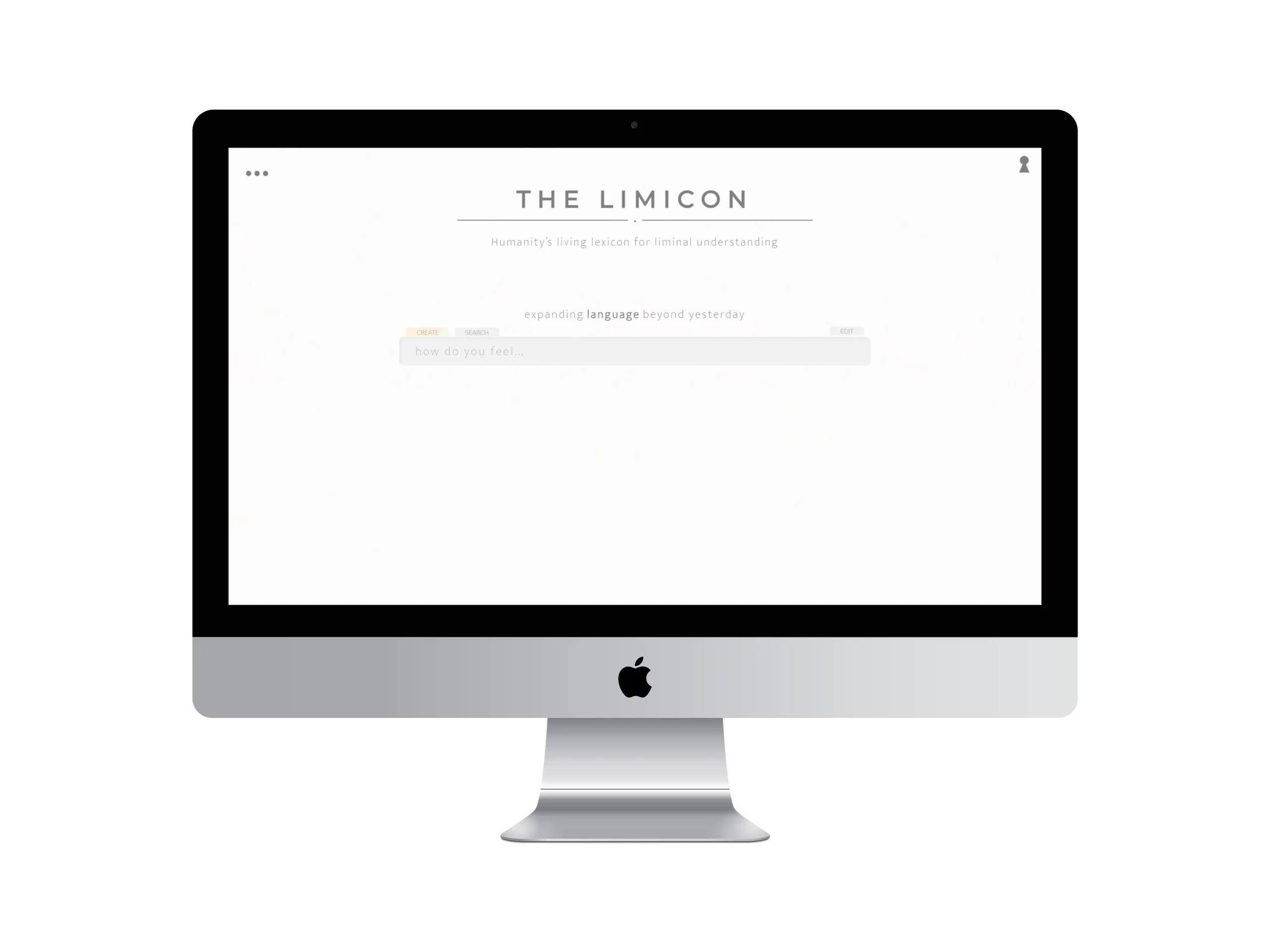 A sleek interface of the Limicon web app,