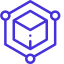 "Blockchain integration icon depicting interconnected blocks, symbolizing the seamless integration of blockchain technology provided by Techwink Services."