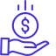 Money-saving icon showing a dollar sign