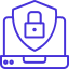 "Security icon depicting a shield with a checkmark, representing robust protection and security services provided by Techwink Services."