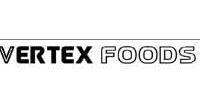 The logo of Vertex Foods displayed in Techwink's client section, representing their partnership and collaboration.