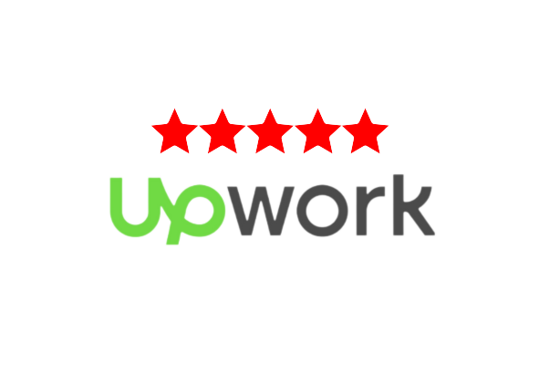 Upwork 5-star rating badge, recognizing Techwink's outstanding performance.