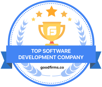 GoodFirms badge displaying 'Top Software Development Companies